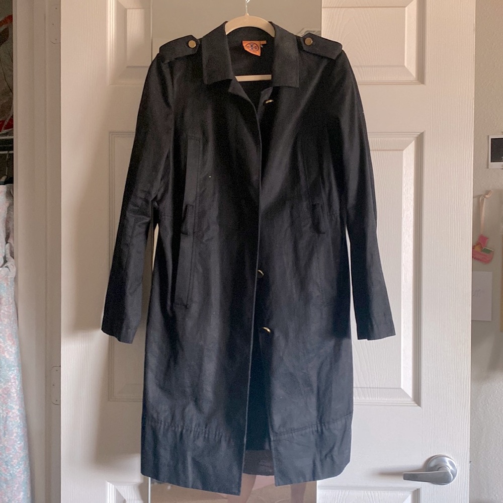🤍 OLD CLASSIC TORY 🤍 chic tailored black trench